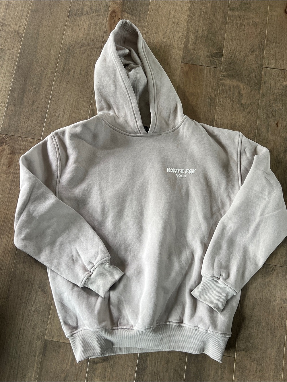 White Fox Boutique Women's Pale Gray Pullover Hoodie